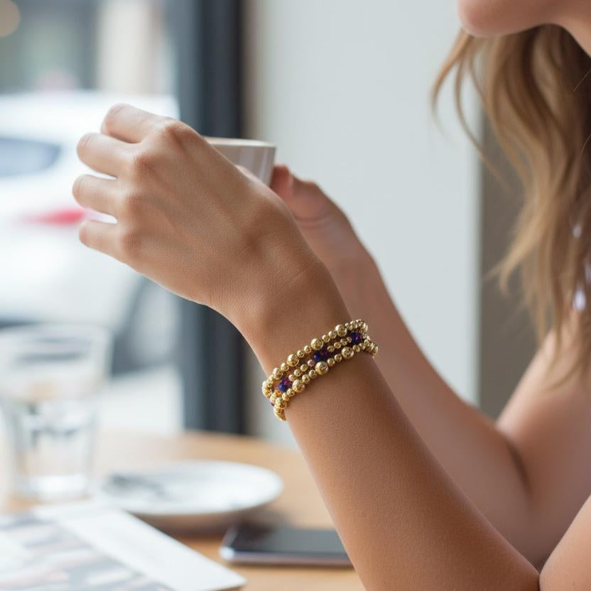 Scarlet Glow Bracelet