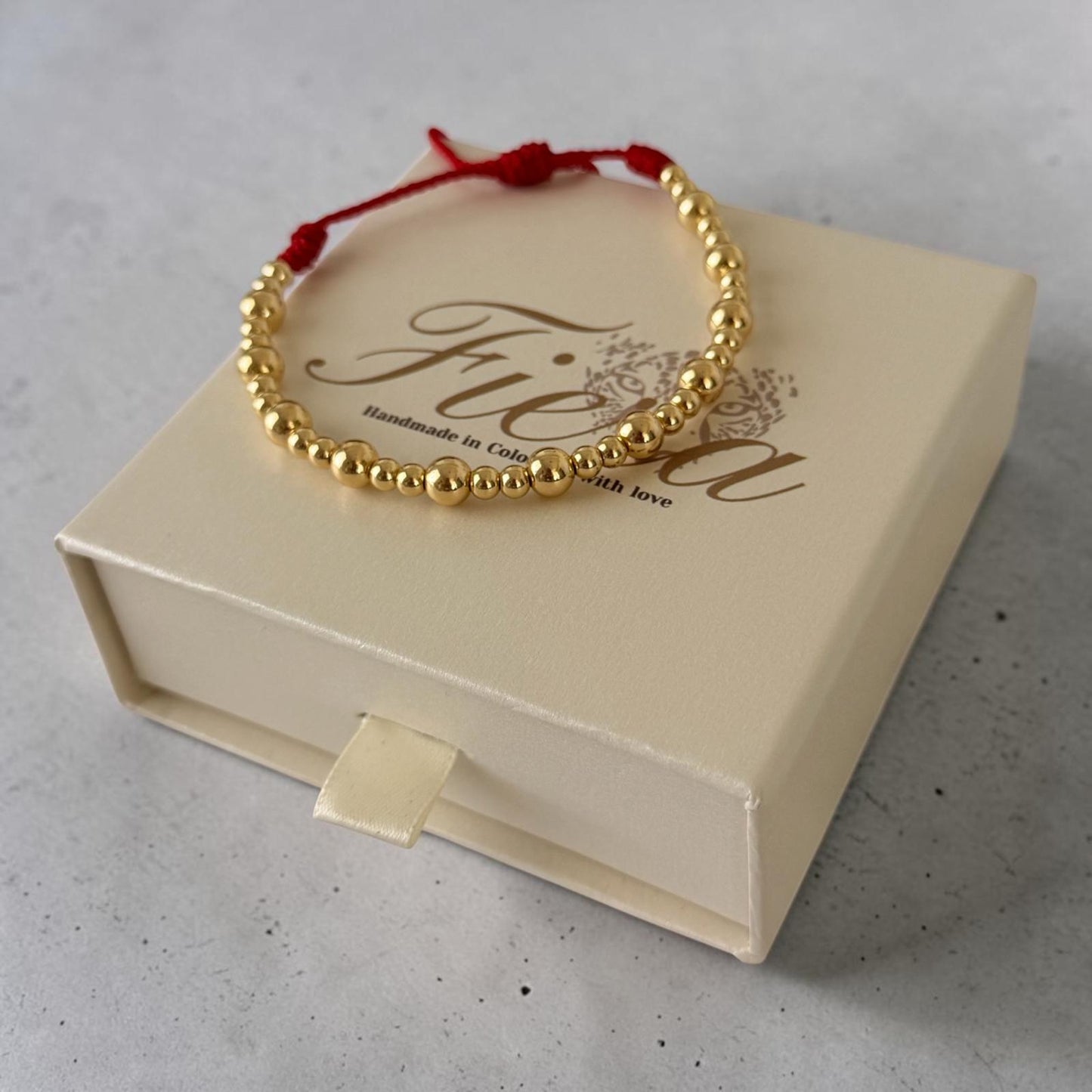 Scarlet Glow Bracelet