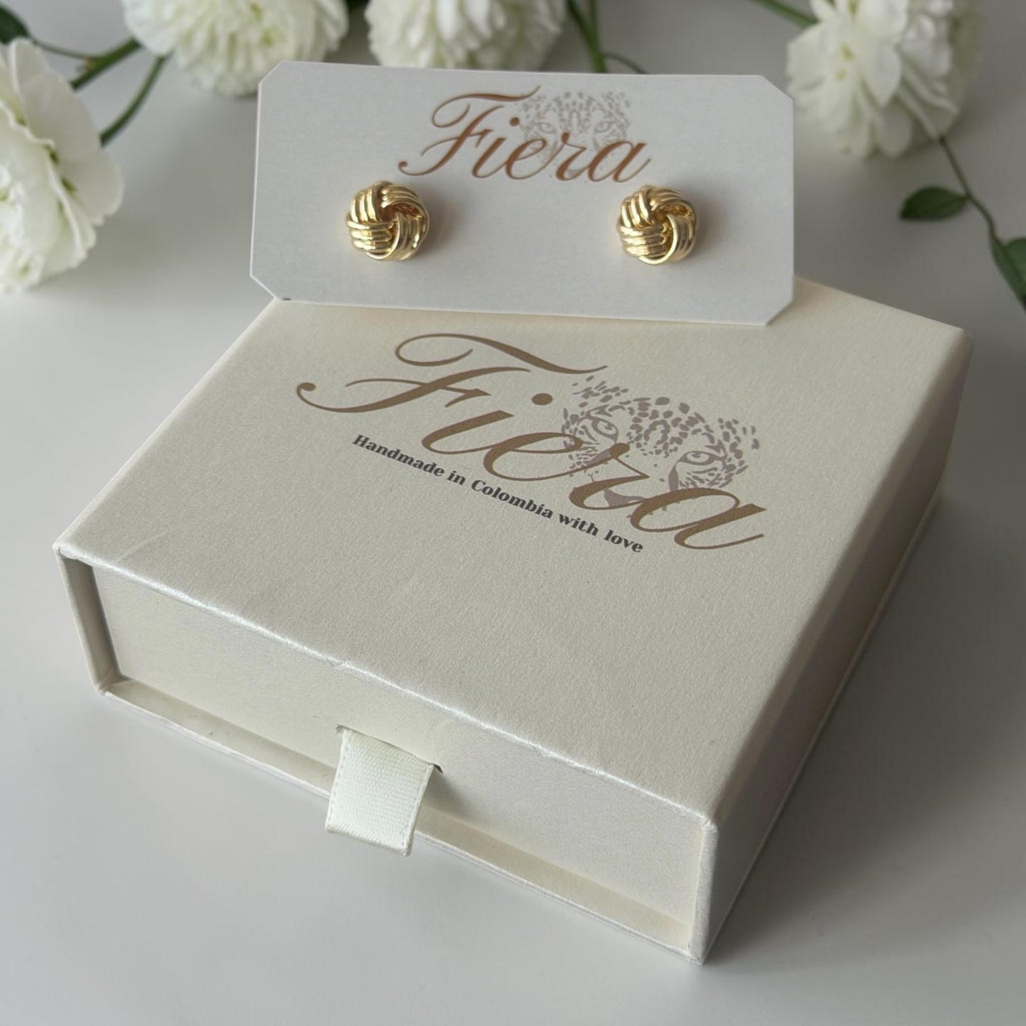 Nora Knot Stud Earrings