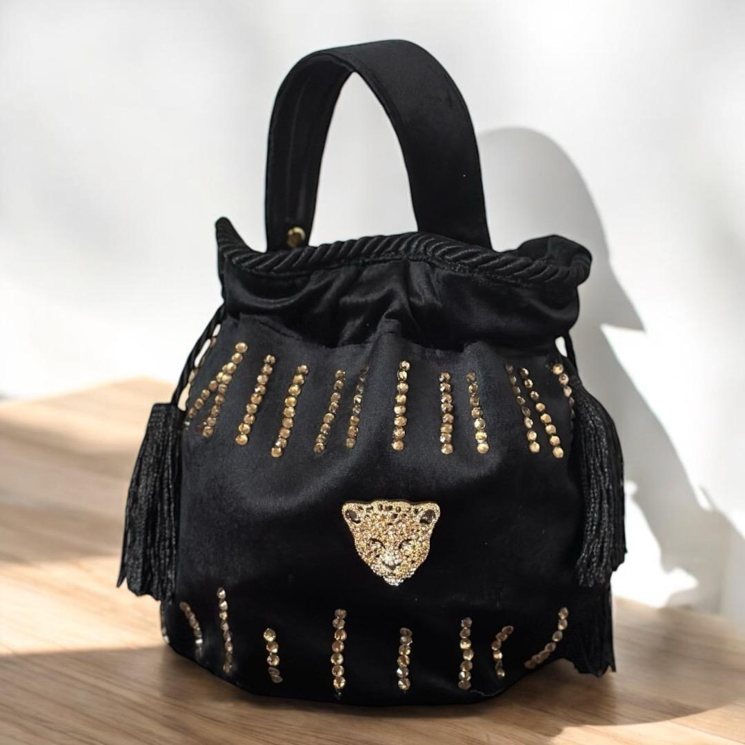 Regal Noir Bucket Bag