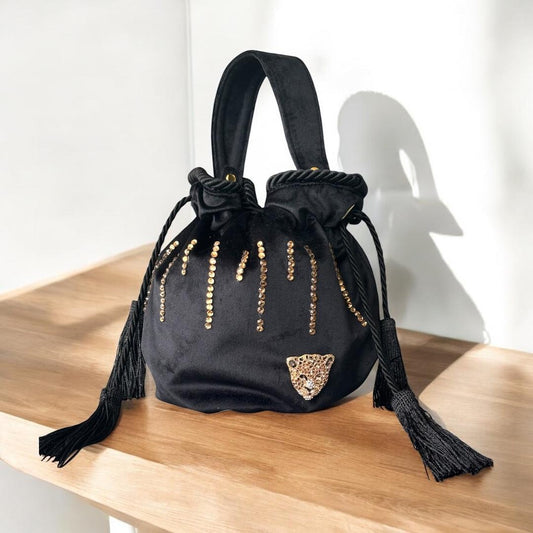 Regal Noir Bucket Bag