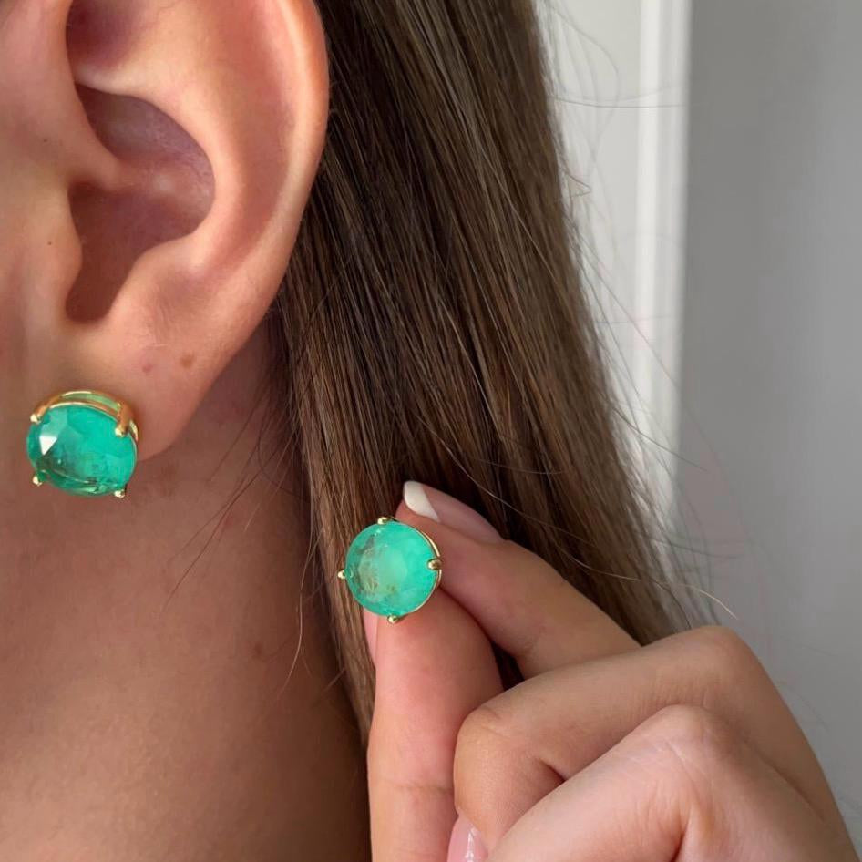 Amber Studs