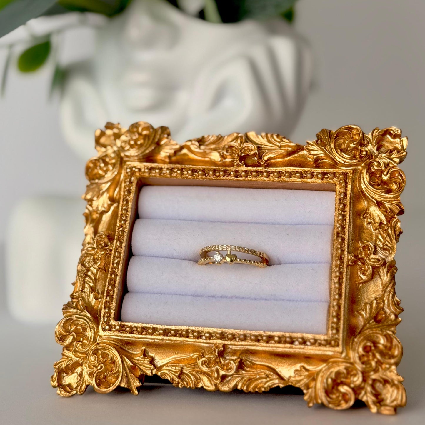 Cleo Heart Link Ring