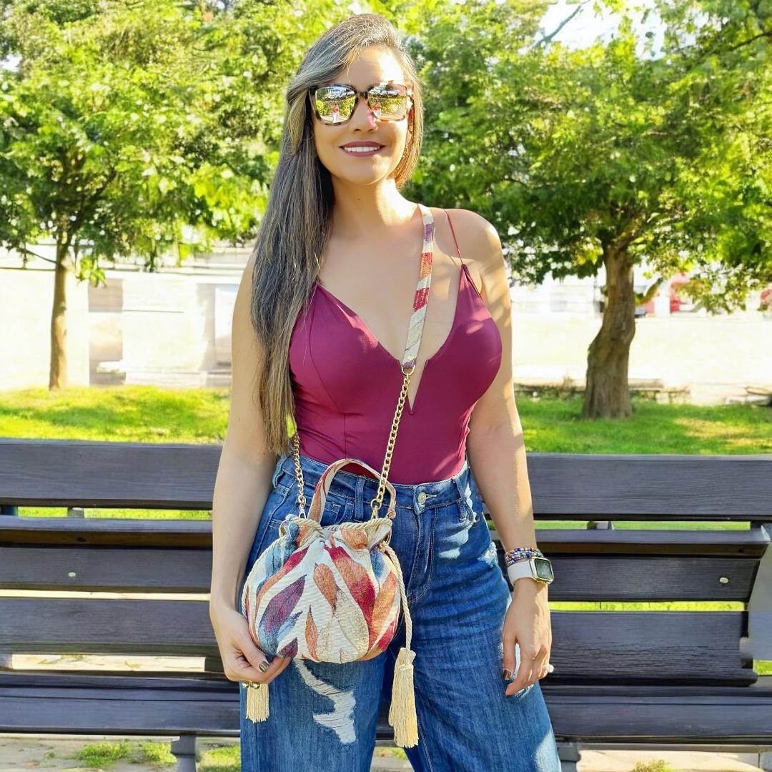 Forest Glow Bucket Bag