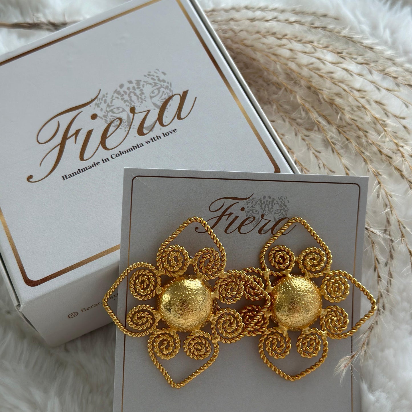 Alma Spiral Earrings