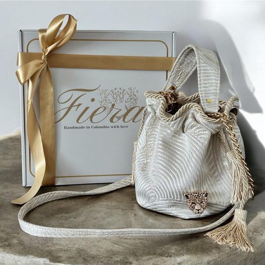 Gold Gleam Bucket Bag